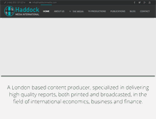 Tablet Screenshot of haddockmedia.com